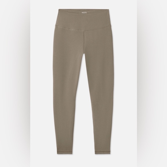 MATE the Label Pants - MATE The Label GOTSCertified Organic Stretch Midi Legging Color Pebble Small NWT